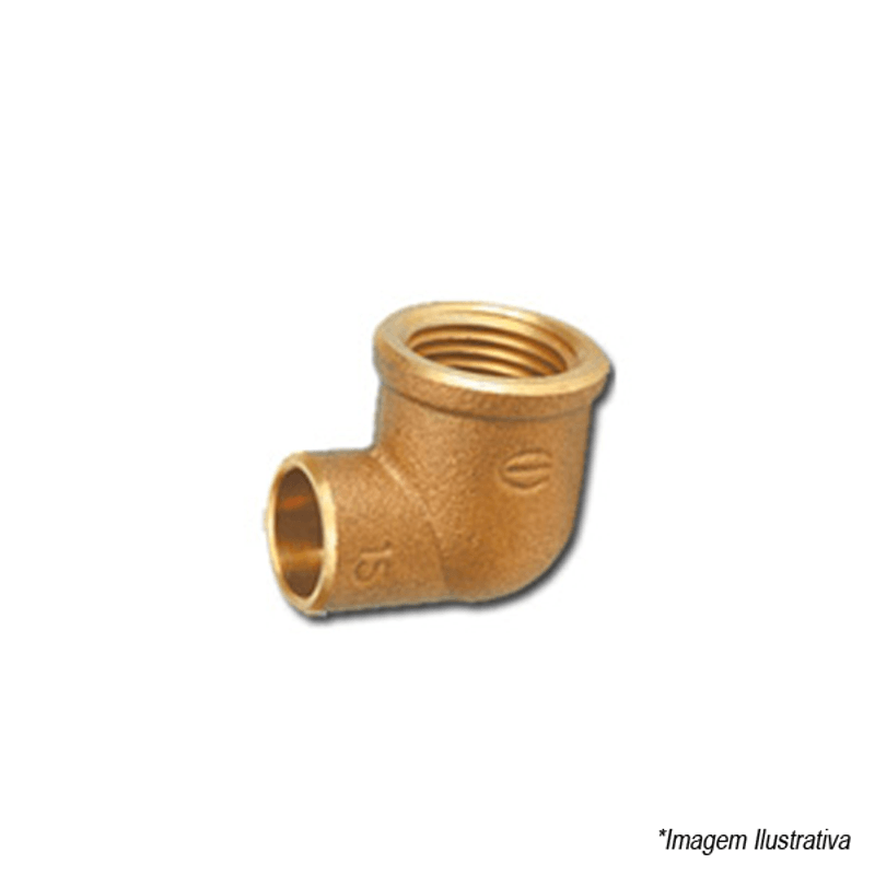 Cotovelo RF 22x3/4 NPT 807-3 Bronze 10000680 Eluma Cotovelo RF 22x3/4 NPT 807-3 Bronze 10000680 Eluma