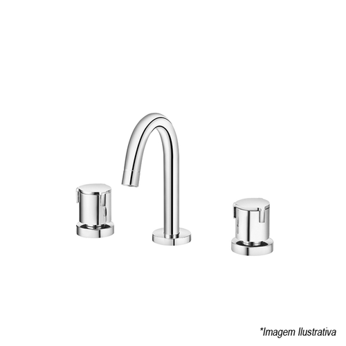 Misturador de Banheiro Para Lavatório com Bica Alta Cromada Riva - Docol