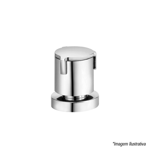 Acabamento para Registro Deca e Similares Riva 1/2” 3/4´ 1”  Cromado - Docol