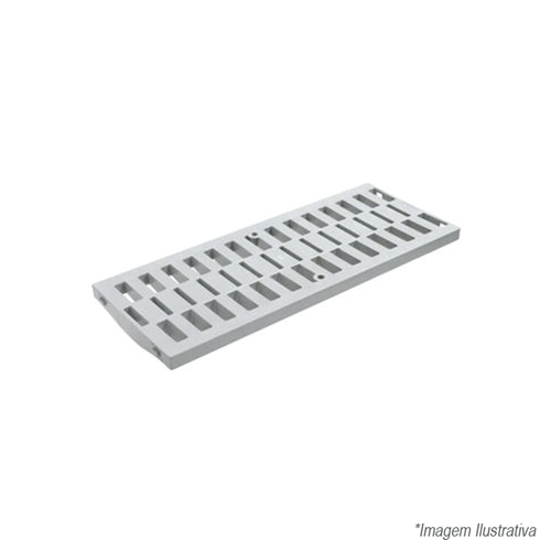 Grelha De Piso 20x50cm 1,5 Tonelada Cinza - 32030670 - Tigre