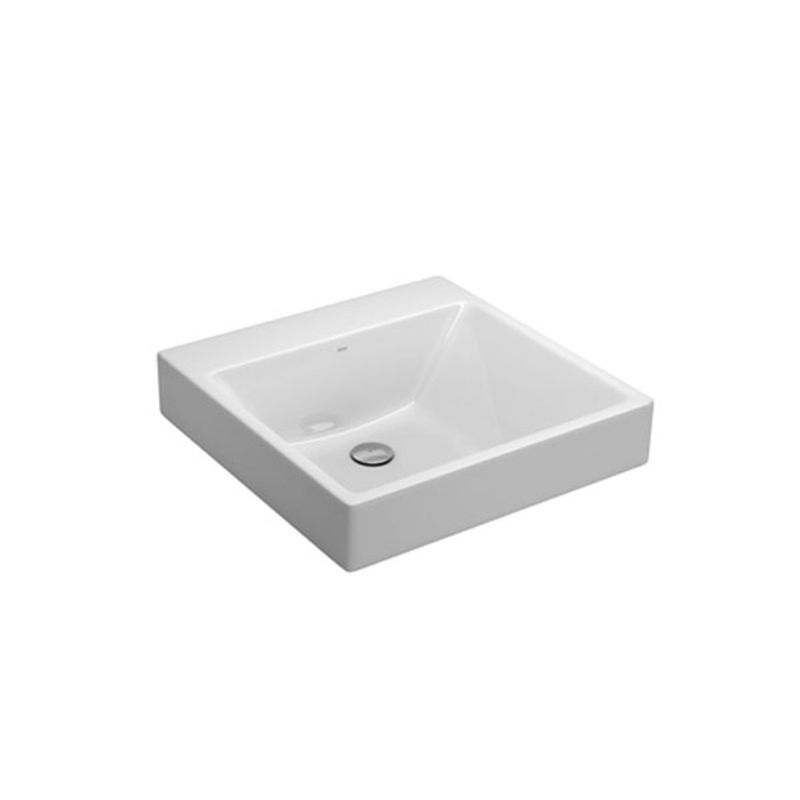 Cuba de Apoio Quadrada Branco 50cm L98.17 - Deca Cuba de Apoio Quadrada Branco 50cm L98.17 - Deca