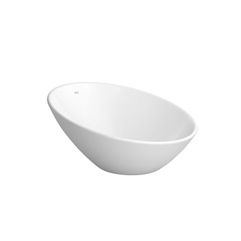 Cuba de Apoio Meia Lua 39cm L.1036.17 Branca- Deca Cuba de Apoio Meia Lua 39cm L.1036.17 Branca- Deca