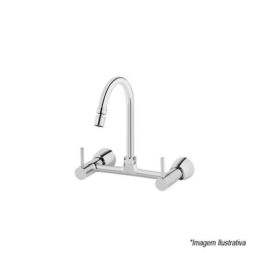 Misturador Para Cozinha De Parede Uno - Docol