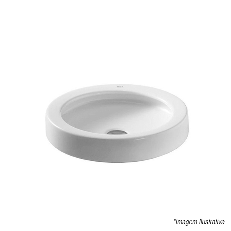 Cuba de Apoio Redonda Branca 42x42 Orbita - Roca Cuba de Apoio Redonda Branca 42x42 Orbita - Roca
