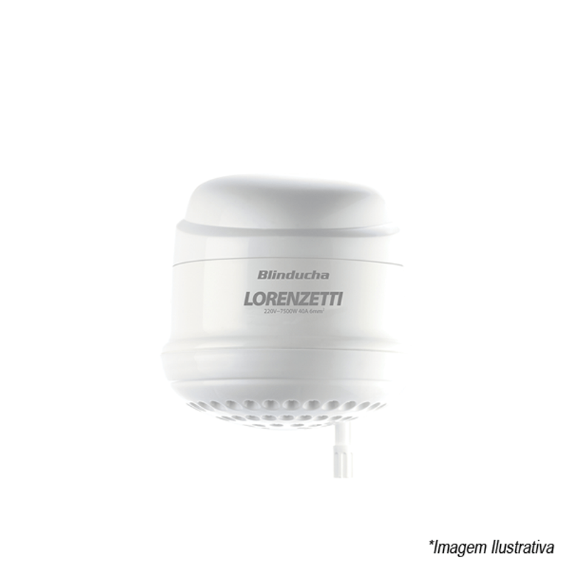 Chuveiro Blinducha Lorenzetti Branca Com Cano 220V 7500W Chuveiro Blinducha Lorenzetti Branca Com Cano 220V 7500W
