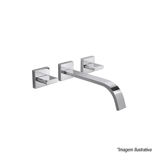Misturador de Banheiro para Lavatório De Parede Cromado Polo 1878.C33 - Deca