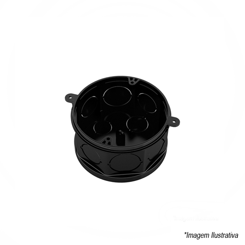Caixa de Luz 4x4 Octagonal Eletroduto Roscável Preto 33043376 Tigre Caixa de Luz 4x4 Octagonal Eletroduto Roscável Preto 33043376 Tigre