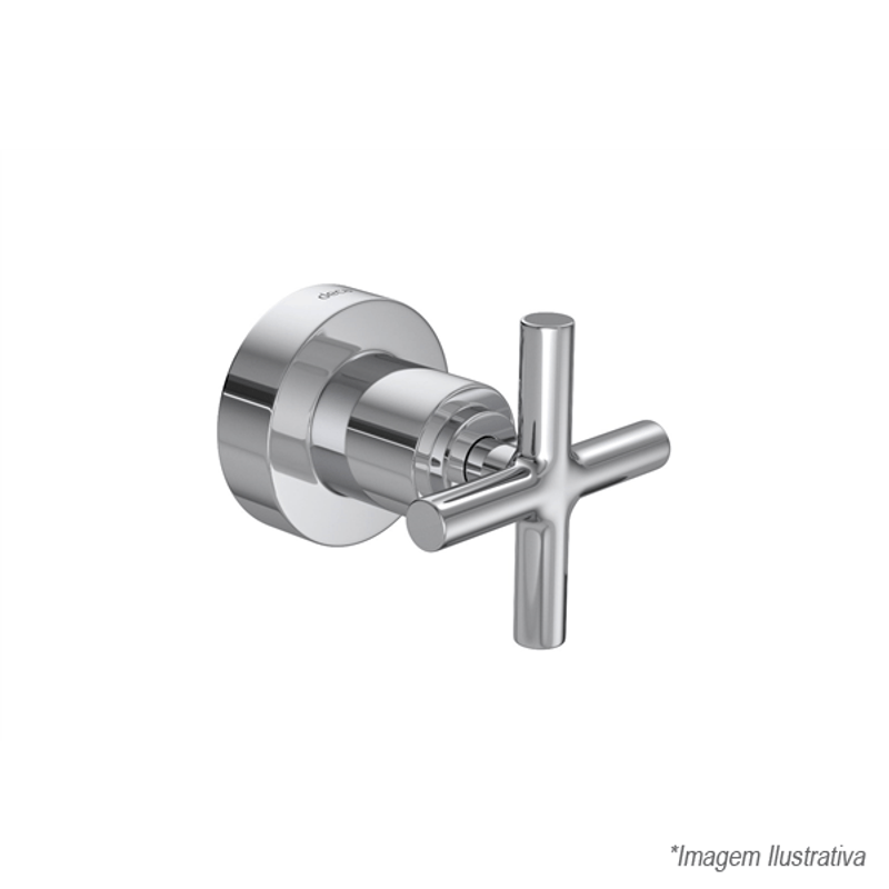 Acabamento para Registro de Gaveta Duna Clássico  1´   Cromado - Deca Acabamento para Registro de Gaveta Duna Clássico  1´   Cromado - Deca