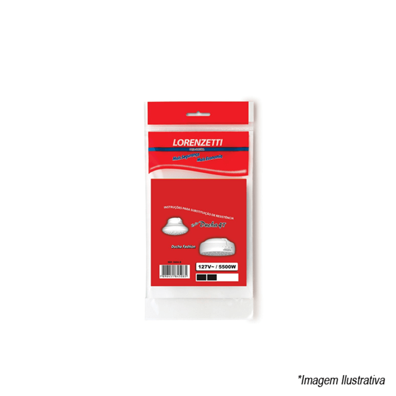 Resistência Ducha Bella/Fashion 5500w 127v 53035 Lorenzetti Resistência Ducha Bella/Fashion 5500w 127v 53035 Lorenzetti