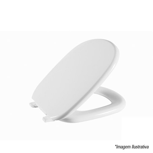 Assento Sanitário Almofadado Branco Vogue Plus - Astra