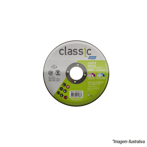 Disco Corte Fino 4 1/2 66253371670 Norton