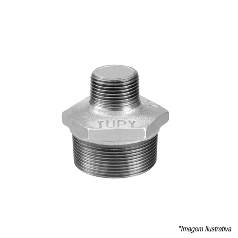Niple Galvanizado de Redução 2x1 1/2´ 123904733 Tupy