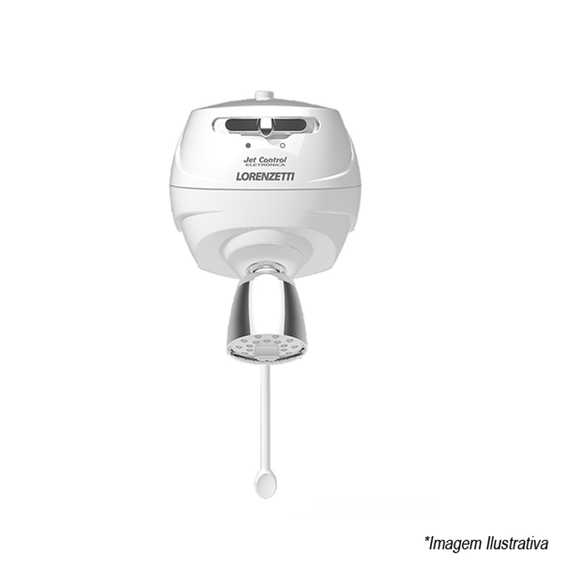 Chuveiro Jet Control Lorenzetti Eletrônica BCA/CR 220V 7800W Chuveiro Jet Control Lorenzetti Eletrônica BCA/CR 220V 7800W