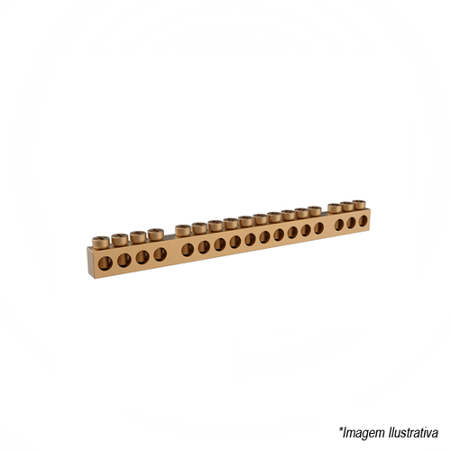 Barramento Neutro/Terra 12/16 Disjuntores 37430510 Tigre