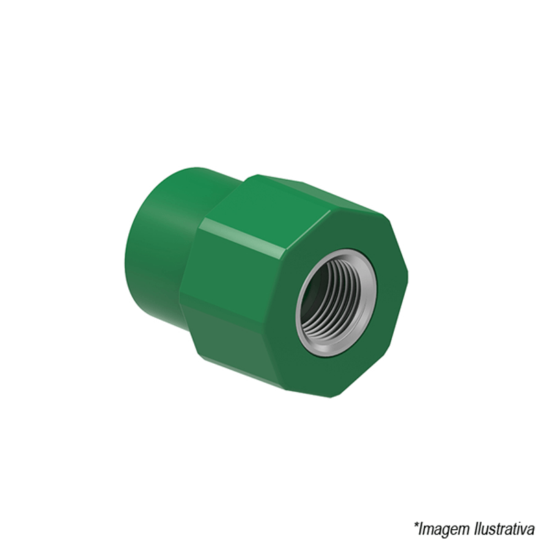 Conector Fêmea PPR Termofusão 25mm x 3/4´ - Tigre Conector Fêmea PPR Termofusão 25mm x 3/4´ - Tigre