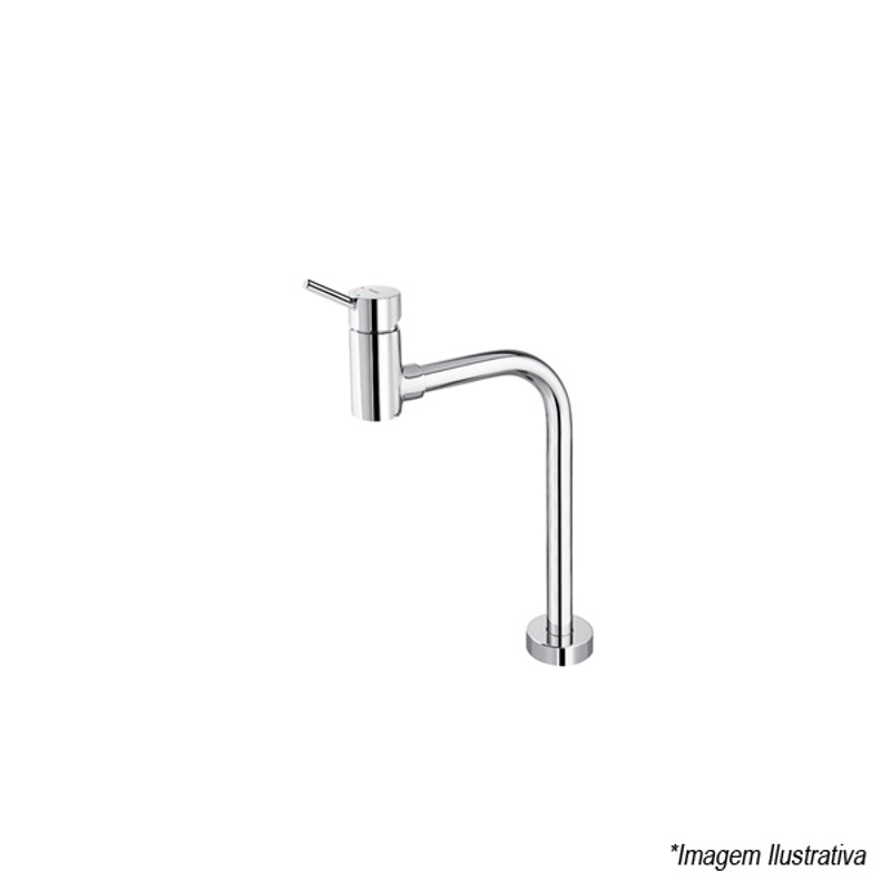 Torneira Misturador Monocomando 90° Bica alta de Mesa Lóggica Coldstar - Docol Torneira Misturador Monocomando 90° Bica alta de Mesa Lóggica Coldstar - Docol