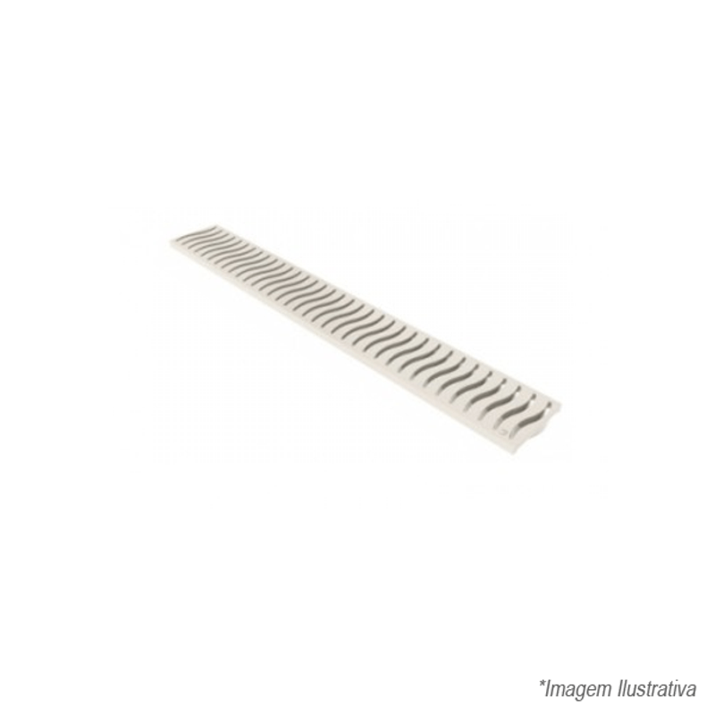 Grelha Ralo Linear Areia 45cm - Tigre