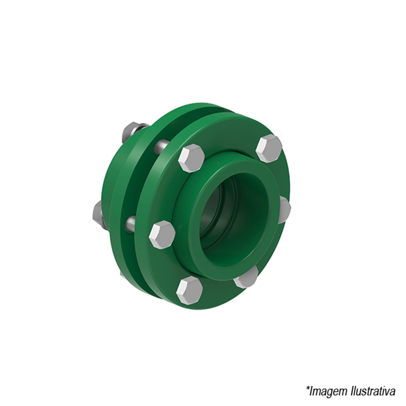 União Dupla PPR com Parafusos Termofusão 63mm 2´ - Tigre União Dupla PPR com Parafusos Termofusão 63mm 2´ - Tigre