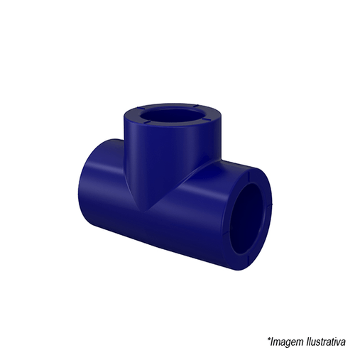 Tê PPR Industrial 50mm Azul 22312553 Tigre