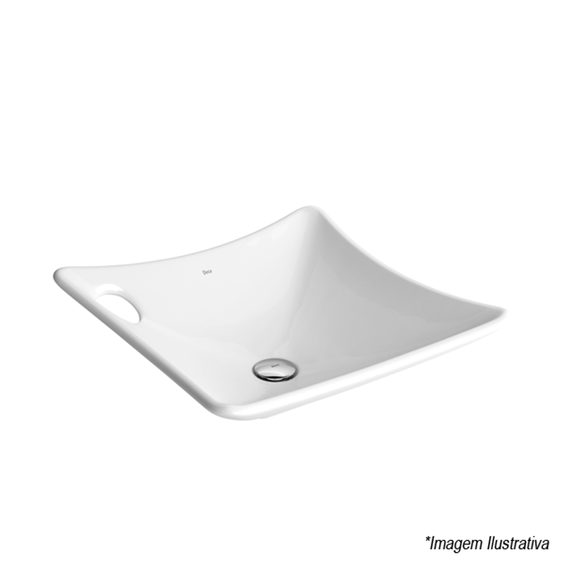 Cuba de Apoio Quadrada Branco 46X46 L.1039.17 - Deca Cuba de Apoio Quadrada Branco 46X46 L.1039.17 - Deca