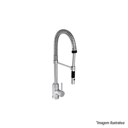 Monocomando de Bancada para Cozinha Cromado Spin Gourmet - Deca