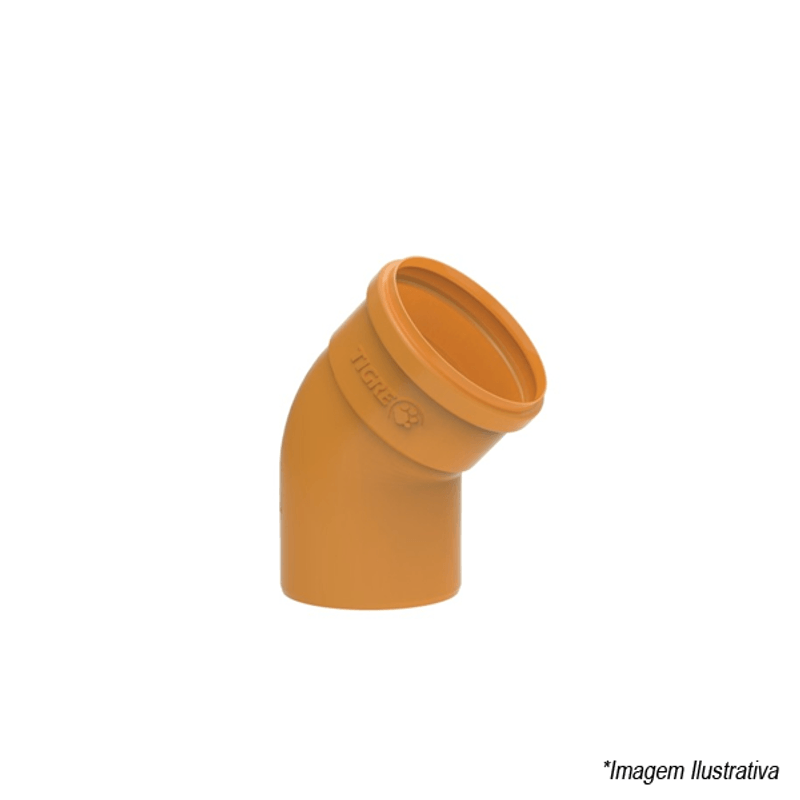 Curva 45º Coletor de Esgoto JE PB Curta INJ 45x100 28600216 Tigre Curva 45º Coletor de Esgoto JE PB Curta INJ 45x100 28600216 Tigre