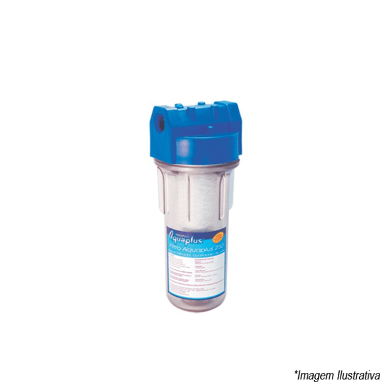 Filtro Aquaplus 250 Transparente 1/2 010005 Filtro Aquaplus 250 Transparente 1/2 010005