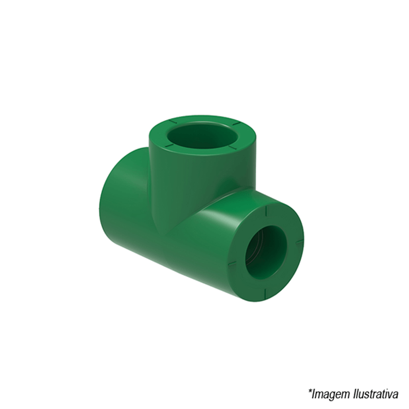 Tê PPR Termofusão 63mm  2´ - Tigre Tê PPR Termofusão 63mm  2´ - Tigre