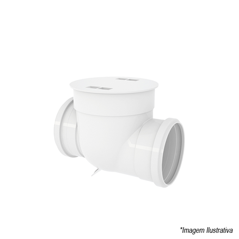 Vávula de Retenção de Esgoto 150mm Branco 26425018 Tigre Vávula de Retenção de Esgoto 150mm Branco 26425018 Tigre