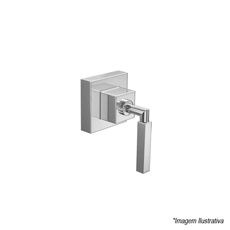 Acabamento para Registro de Gaveta Quadratta 3/4´ Cromado - Deca Acabamento para Registro de Gaveta Quadratta 3/4´ Cromado - Deca