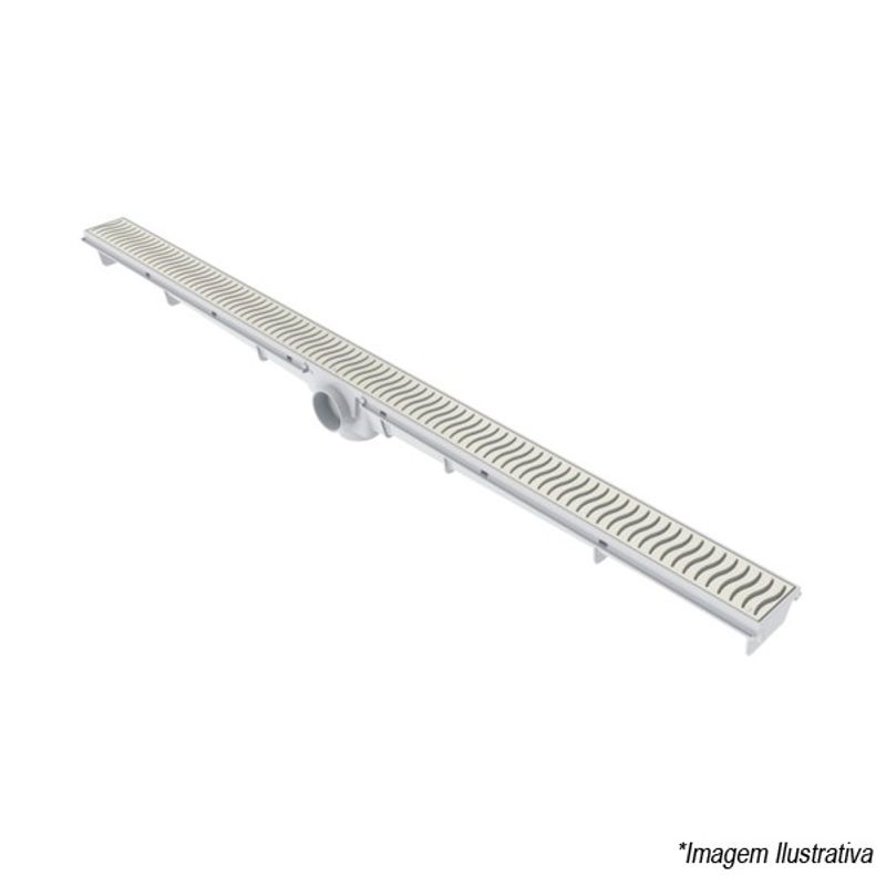 Ralo Linear com Grelha 90cm  Areia - Tigre