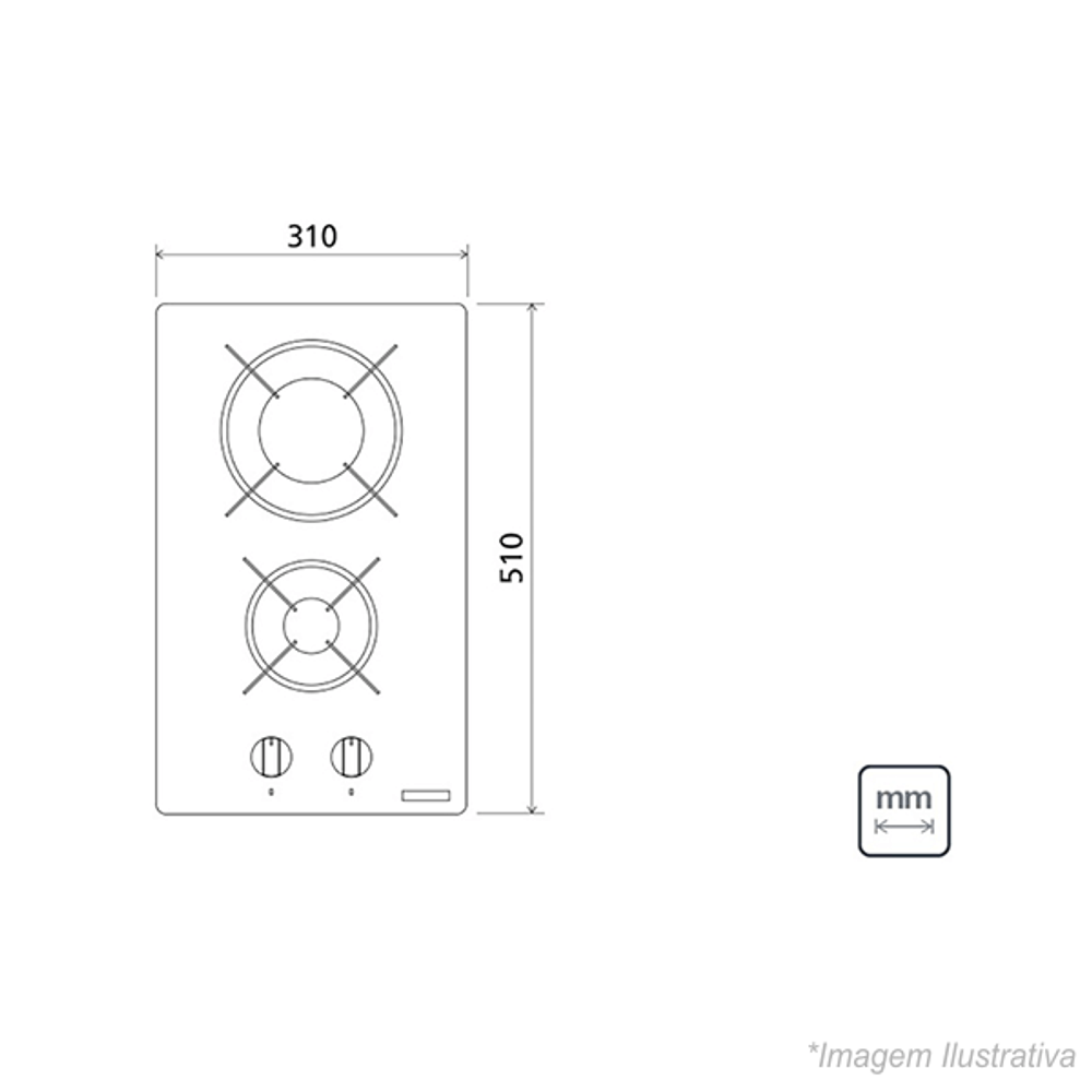 Cooktop Domino Tramontina lojadopedrao