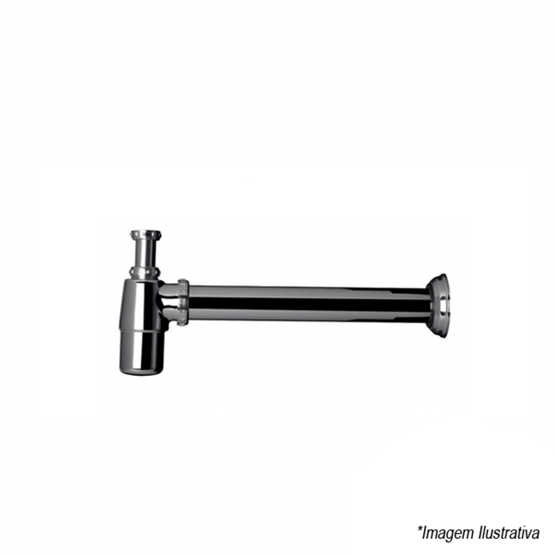Sifão para Lavatório 1´x1.1/2´ Cromado - Celite Sifão para Lavatório 1´x1.1/2´ Cromado - Celite