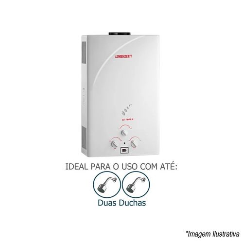 Aquecedor de Água a Gás LZ1600N GN15 7412096 Lorenzetti