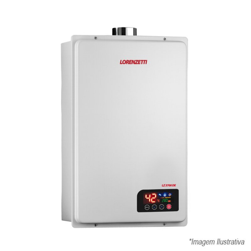 Aquecedor de Água a Gás GLP LZ 3700 D Exaustão Forçada - 7412095 - Lorenzetti Aquecedor de Água a Gás GLP LZ 3700 D Exaustão Forçada - 7412095 - Lorenzetti
