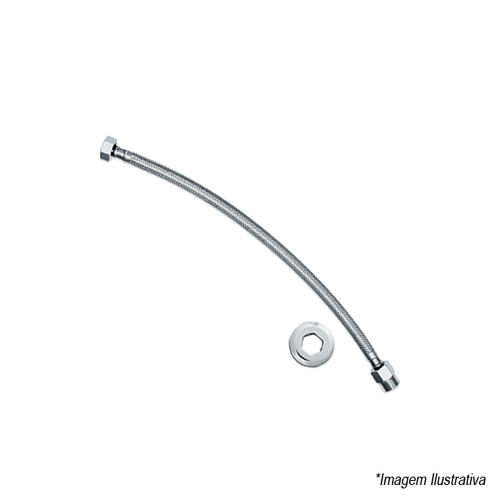 Ligaçao Flexível em Aço Inox  40 CM - Docol