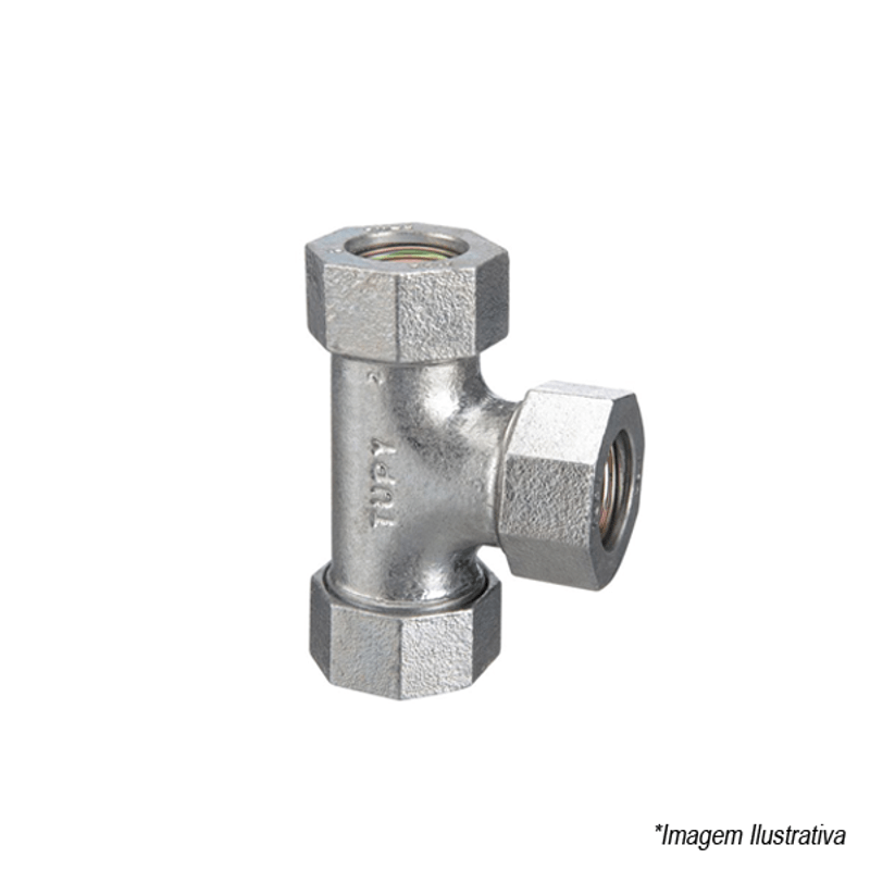 Tê Galvanizado TupyPres 2 1/2´ 194481136 Tupy Tê Galvanizado TupyPres 2 1/2´ 194481136 Tupy