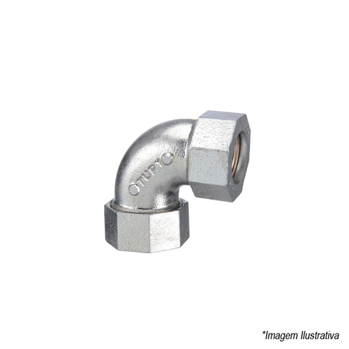 Cotovelo Galvanizado Tupypres 90x2 1/2´ 190781136 Tupy