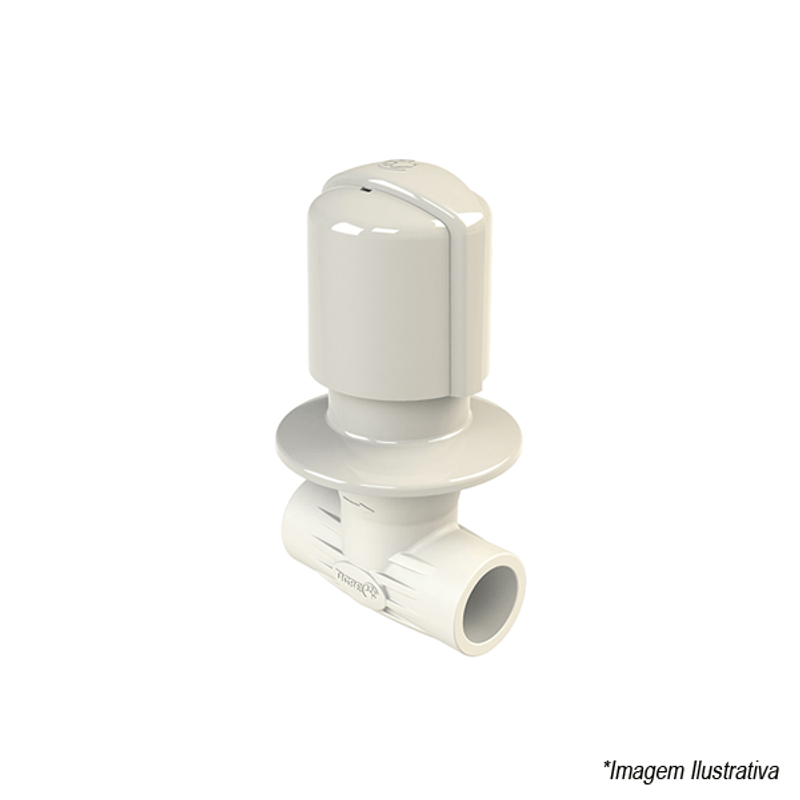 Registro de Pressão para Chuveiro PVC Areia 25mm 27940099 Tigre Registro de Pressão para Chuveiro PVC Areia 25mm 27940099 Tigre