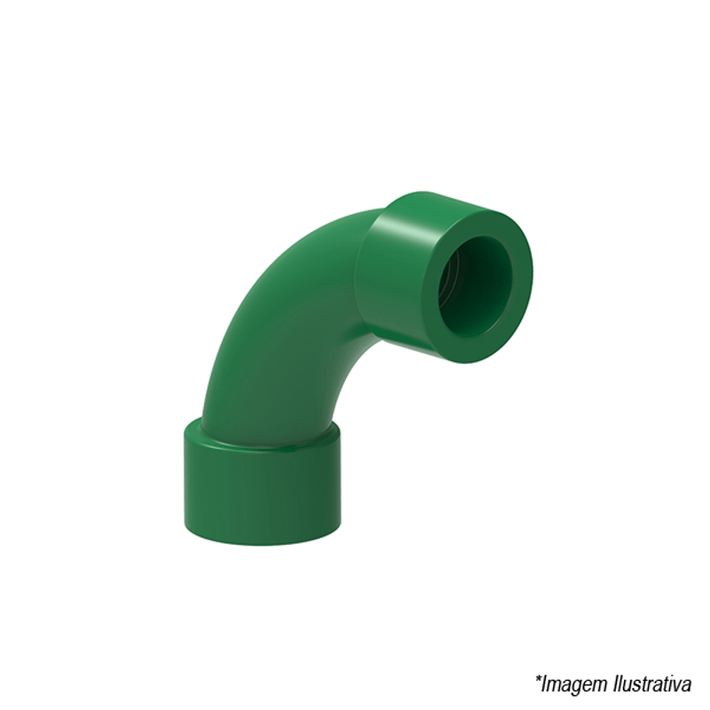 Curva PPR 90º Termofusão 32mm 1´ - Tigre Curva PPR 90º Termofusão 32mm 1´ - Tigre