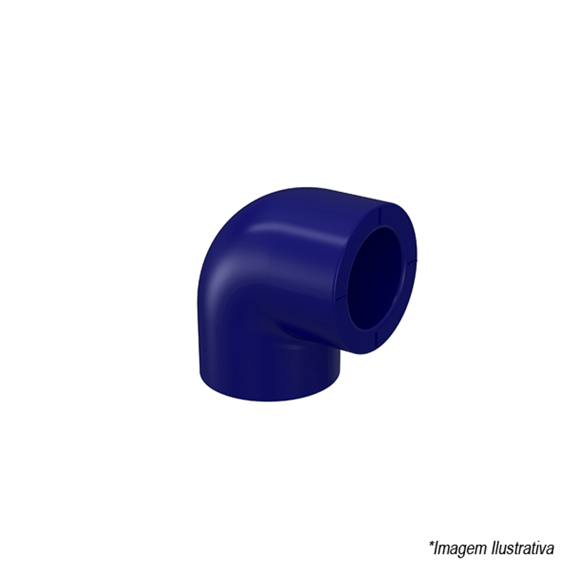 Joelho 90º PPR Termofusão Industrial 90x32 Azul 22310836 Tigre Joelho 90º PPR Termofusão Industrial 90x32 Azul 22310836 Tigre