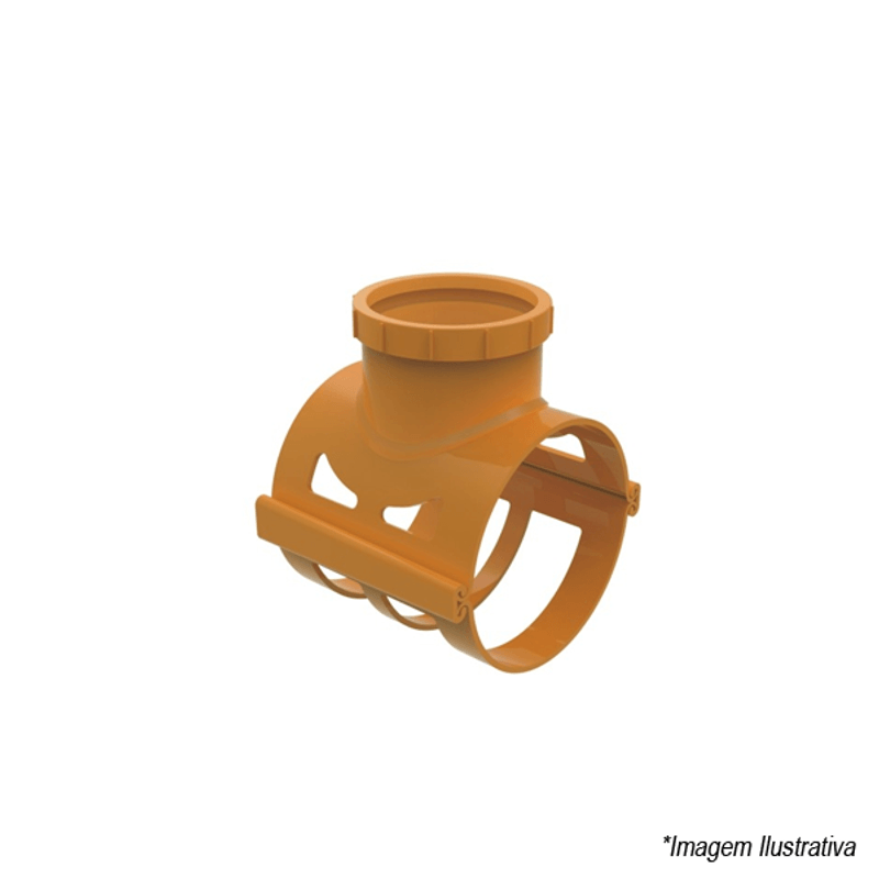 Selim 90º Elástico Vinilfort Coletor de Esgoto 150x100mm 28601891 Tigre Selim 90º Elástico Vinilfort Coletor de Esgoto 150x100mm 28601891 Tigre
