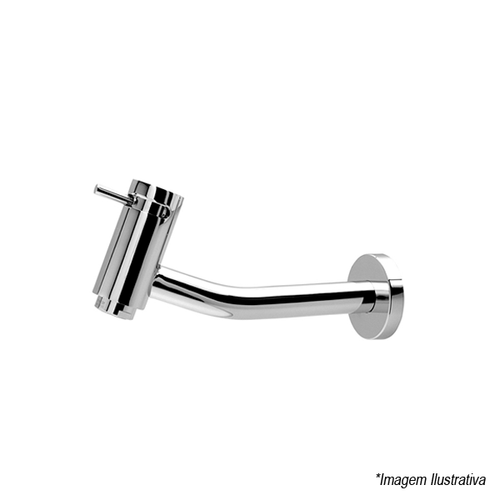 Torneira para Banheiro de Parede Cromada Basic - Celite