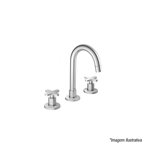 Misturador de Banheiro para Lavatório com Bica Alta Cromado Disco 1877.C.DSC - Deca
