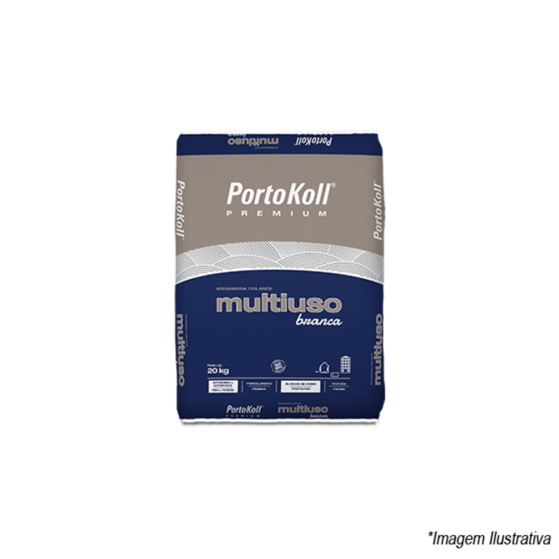 Argamassa Multiuso Branco Colante Saco de 20KG 95849 Portokoll Argamassa Multiuso Branco Colante Saco de 20KG 95849 Portokoll