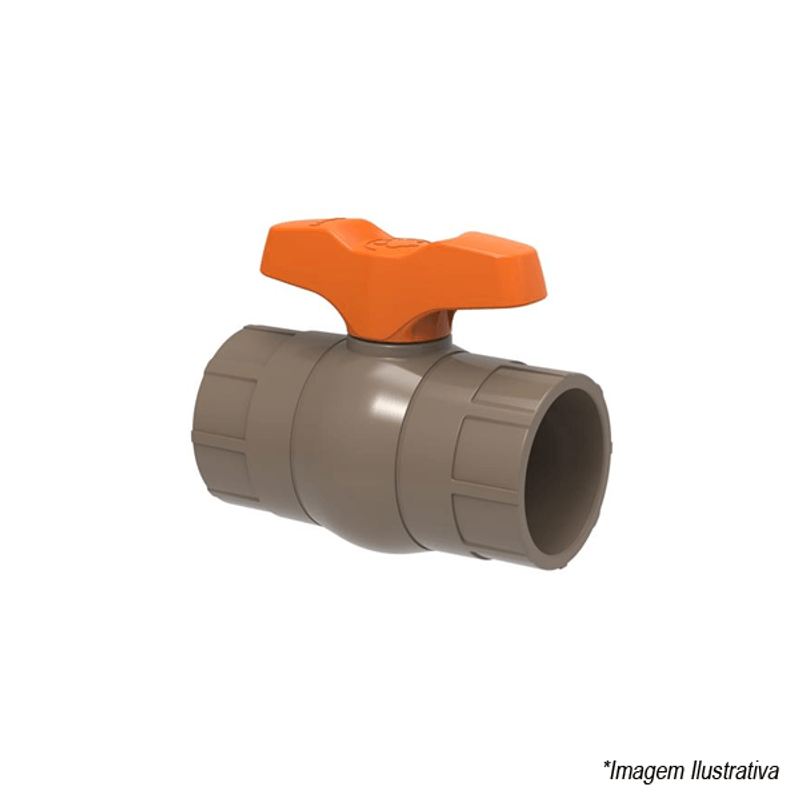 Registro de Esfera Soldável Compacto 40mm  1x1.1/4´ - Tigre Registro de Esfera Soldável Compacto 40mm  1x1.1/4´ - Tigre