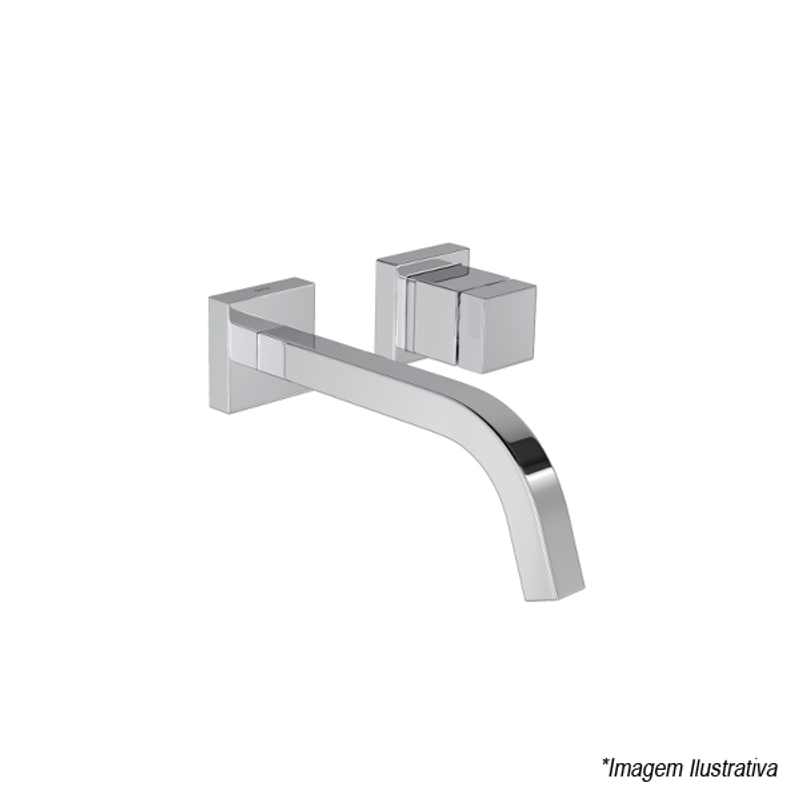 Torneira Para Lavatório De Parede Cubo 1179.C86 - Deca Torneira Para Lavatório De Parede Cubo 1179.C86 - Deca