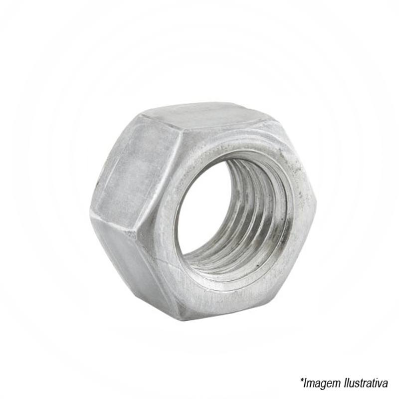 Porca Sextavada Simples 5/16 PSSZC000516 Porca Sextavada Simples 5/16 PSSZC000516