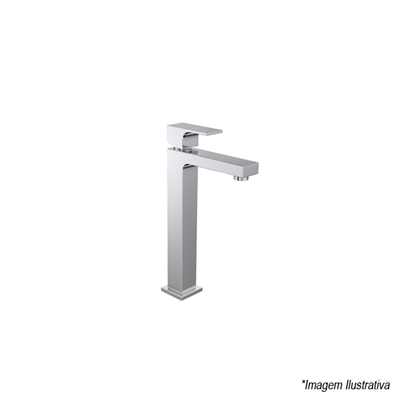 Torneira Misturador Monocomando Bica Alta para Lavatório de Mesa Unic - Deca Torneira Misturador Monocomando Bica Alta para Lavatório de Mesa Unic - Deca