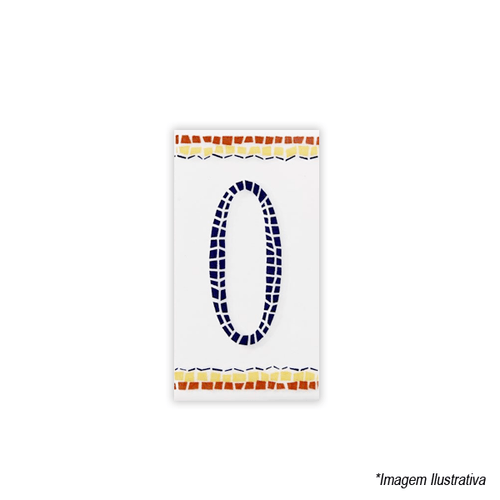 Numeral Nº0 6x11cm N1000 Lineart